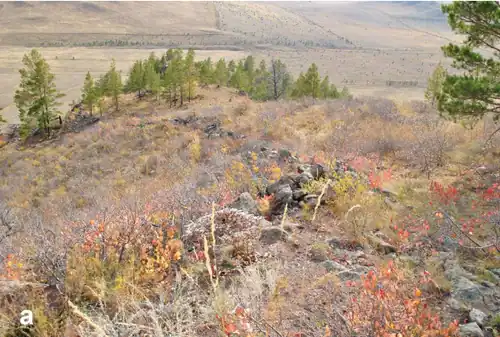 Вал, ограничивающий первую площадку с востока