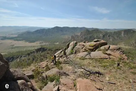 Третья площадка (вид с востока)