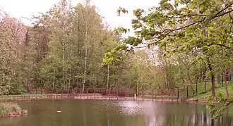 Место расположения Плоского моста, май 2015 года