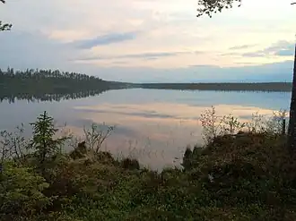 Северный залив озера