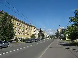 Вид в сторону Кондратьевского проспекта