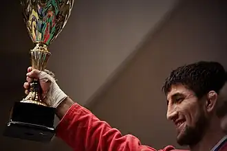 Расул Мирзаев на Чемпионате России по боевому самбо-2011