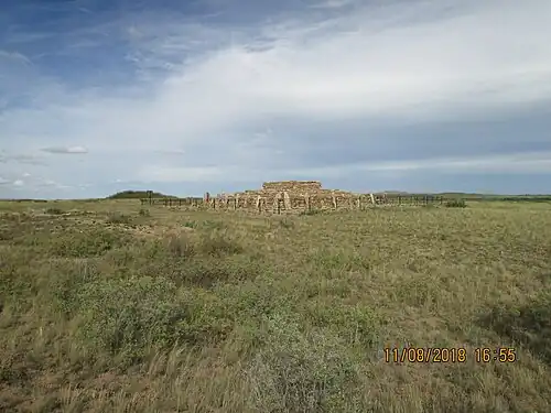 Могильник Каражартас с далека. Бронзового века в Шетском районе 15 век д.н.э