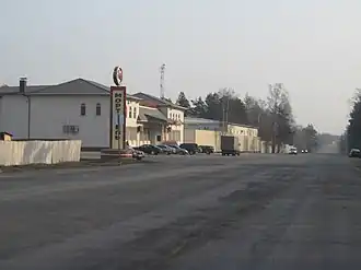 Вид на посёлок с трассы 46К-8080