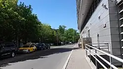 Вид от начала проезда на запад