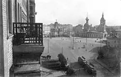 Площадь Красных ворот в 1916-1917 годах