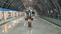 Вид станции изнутри