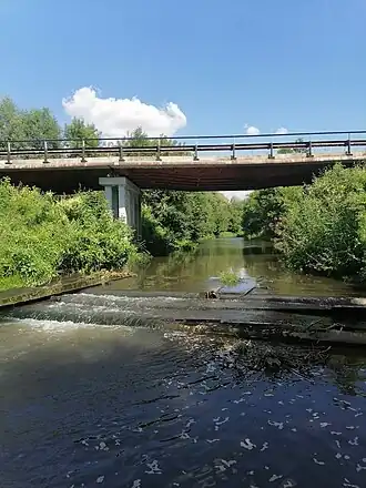 Мост у деревни Лебедевка через речку Б. Якла.