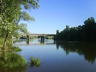 Мост через Белую в городе Ишимбае