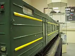 Музей почтовой связи в ГЦМПП (макет почтового вагона)