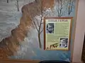 Донецкий историко-краеведческий музей. Зал «Боевая слава», фрагмент экспозиция юным героям: Гриша Акулов и Лёня Воробьёв (Воробьевский).