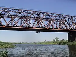 Мост через Базавлук возле платформы 71 км