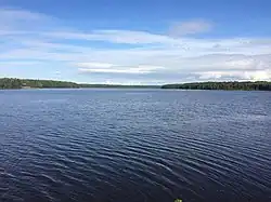 Вид с моста против течения