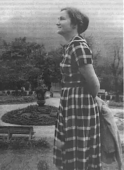 Надежда Феоктистовна Дробленкова на отдыхе в Кисловодске. 1960-е годы