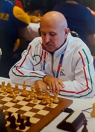 Назаров Анвар на всемирной Шахматной Олимпиаде 2008 в Германии, г. Дрезден.