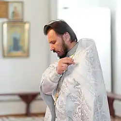 Настоятель храма Гавриила Белостокского о. Вячеслав Пашкевич