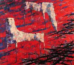 Небо на Земле. 2008, холст, масло, 115 х 130 см