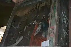 Несение Креста. Фреска