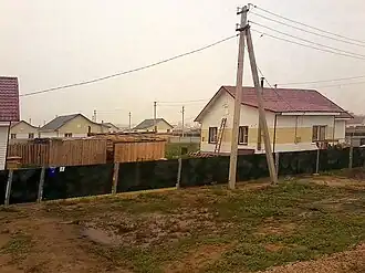 Новые дома села Николаевка. 2012 год