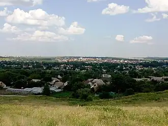 Панорамный вид на село