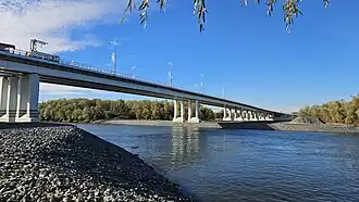 новый мост в 2024 году. Вид с левого берега