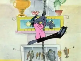 Кадр из 1-го выпуска «Ну, погоди!»