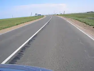 Дорога у села Трактовое