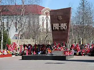 Обелиск Победы в Нарьян-Маре. 21 мая 2015 г.