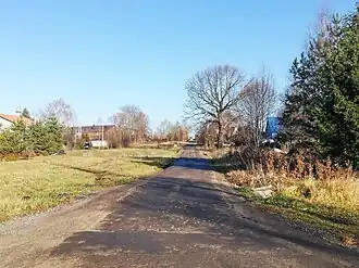 Одна из улиц деревни Образцово