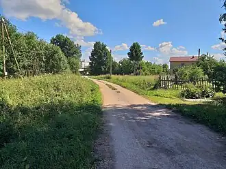 Озёрная улица, вид с запада