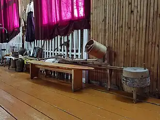 Экспозиция предметов деревенского быта