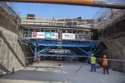 Опалубочный агрегат Stalform для строительства станции