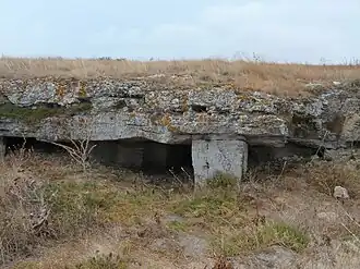 Опукские каменоломни, входы