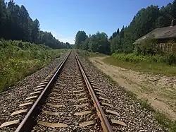 Вид в сторону ст. Леппясилта.