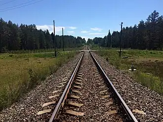 Вид в сторону ст. Питкяранта