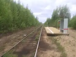 Вид в сторону ст. Лендеры.