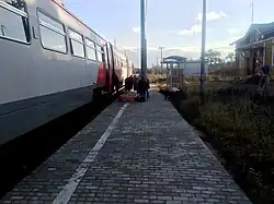 Вид со стороны ст. Хийтола.