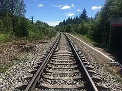 Вид в сторону ст. Застава.