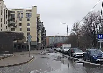 Вид улицы в 2024 году (с севера на юг)