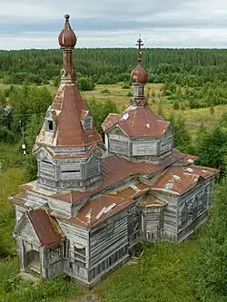 Вид на церковь с дрона, 2022 год