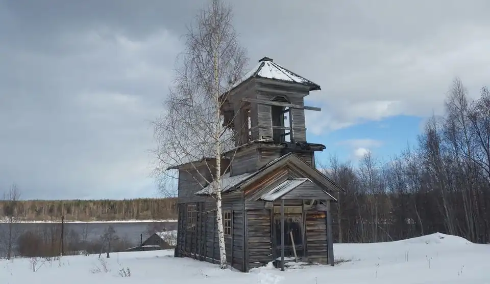 Духовская часовня в апреле 2017 года