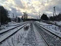 Вид в сторону ст. Деревянка.
