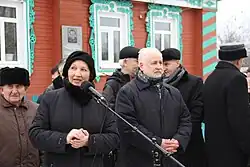 Торжество, посвященное уроженцу села, художнику А.И. Миттову.