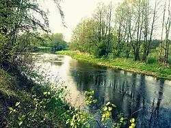 Вид на реку Ошмянка вблизи Рымдюн