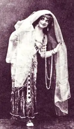 В. И. Павловская-Боровик в роли Саломеи («Саломея»)