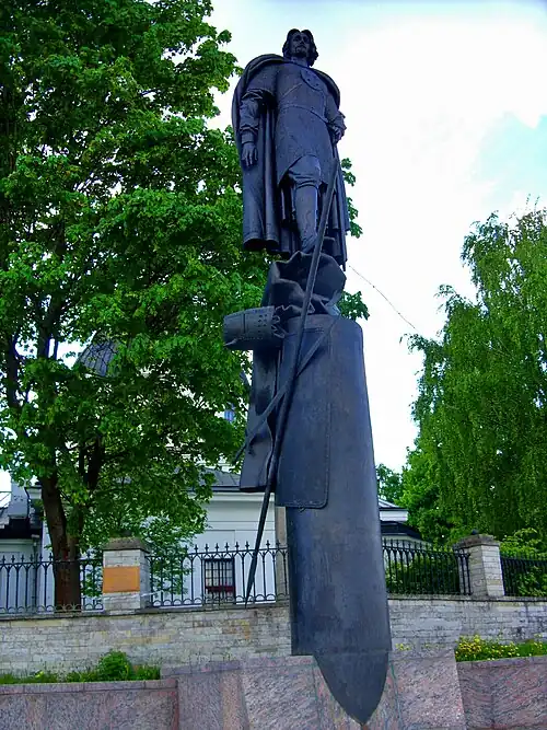 Памятник Александру Невскому в Усть-Ижоре