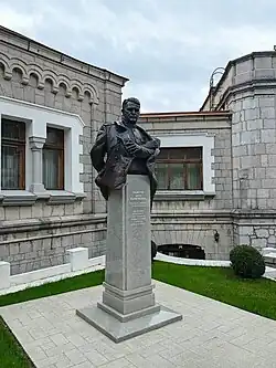 Бюст генерал-лейтенанту, профессору контрразведки Петру Васильевичу Федотову (п.Кореиз, 2023 г.)