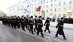 Парад на площади Победы 23 февраля 2012 года