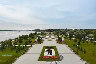 Нижний партер парка