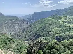 Пейзажи Сюника в районе Татевского монастыря